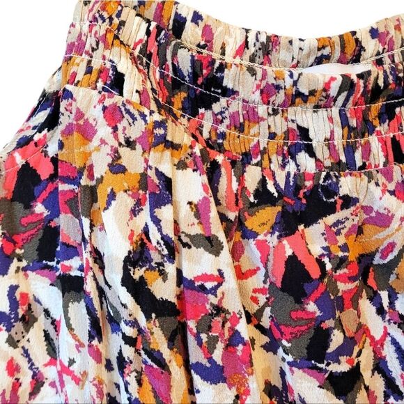 Evereve Women's Abstract Print Smocked Tank Top Size XS - Picture 4 of 6